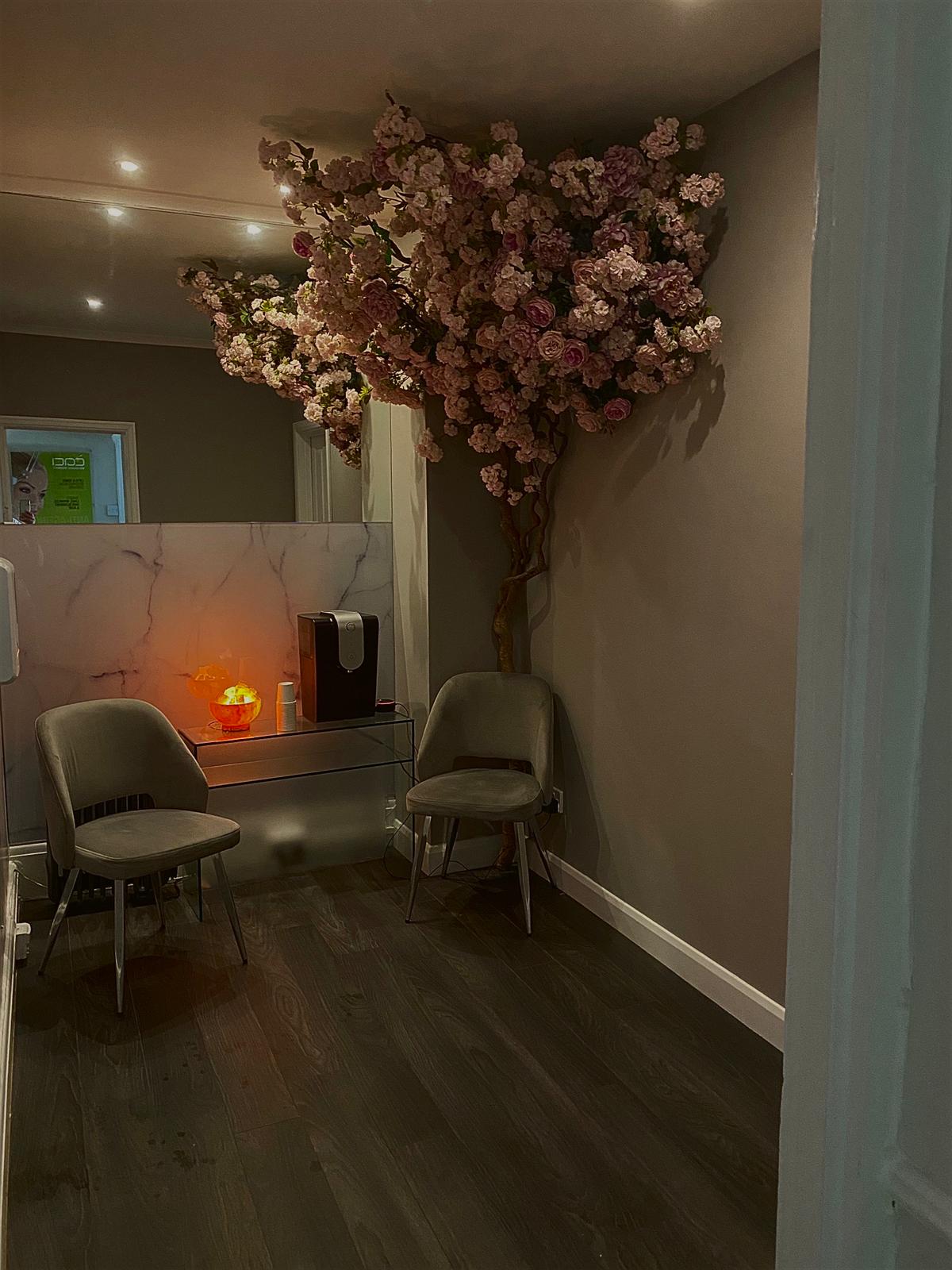 View of the upstairs relaxation rooms at The Hair and Beauty Rooms in Chilsehurst